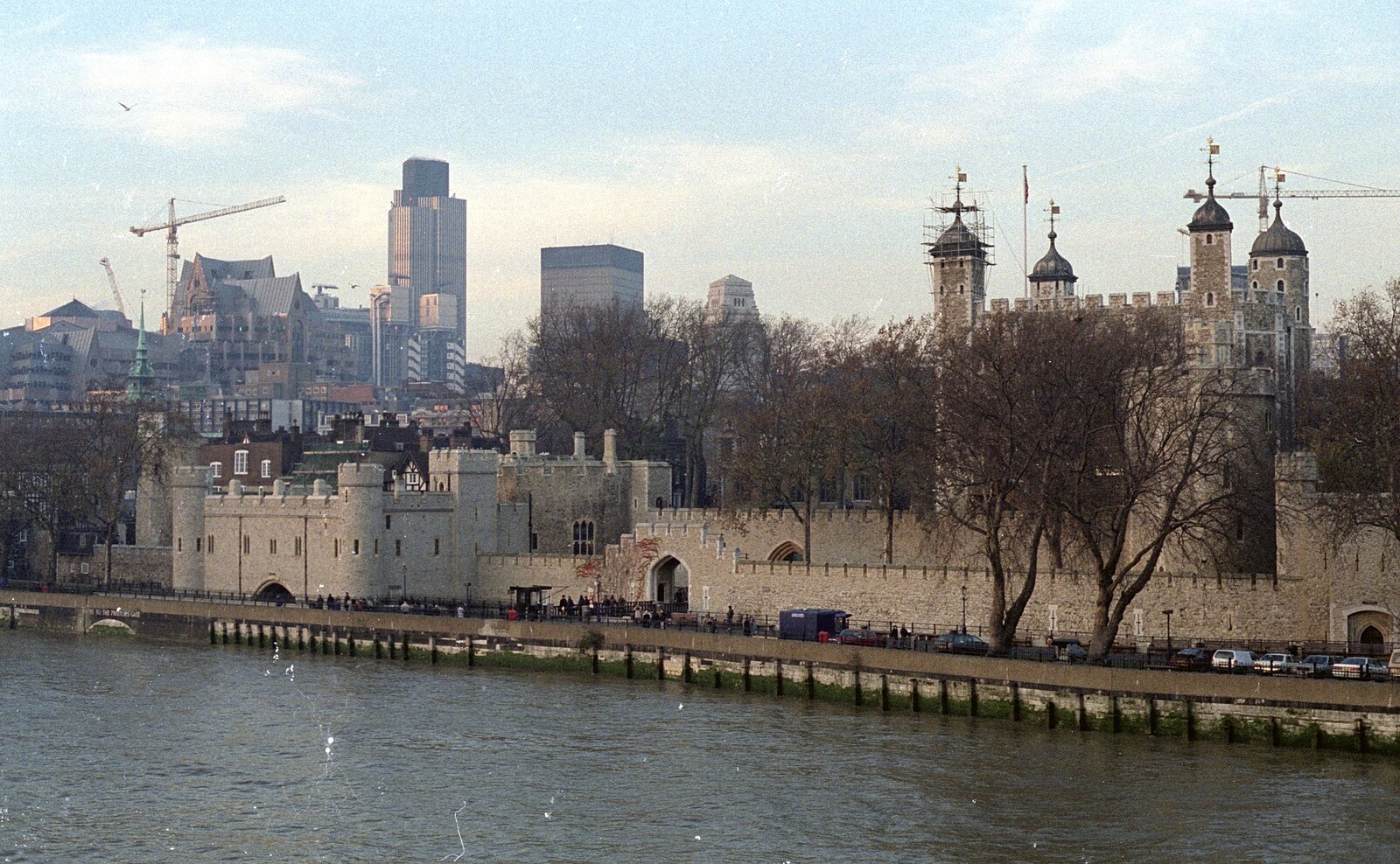 The Tower of London from Pre-Christmas Dinner and a Next-Door Do, Stuston, Suffolk - 20th December 1990