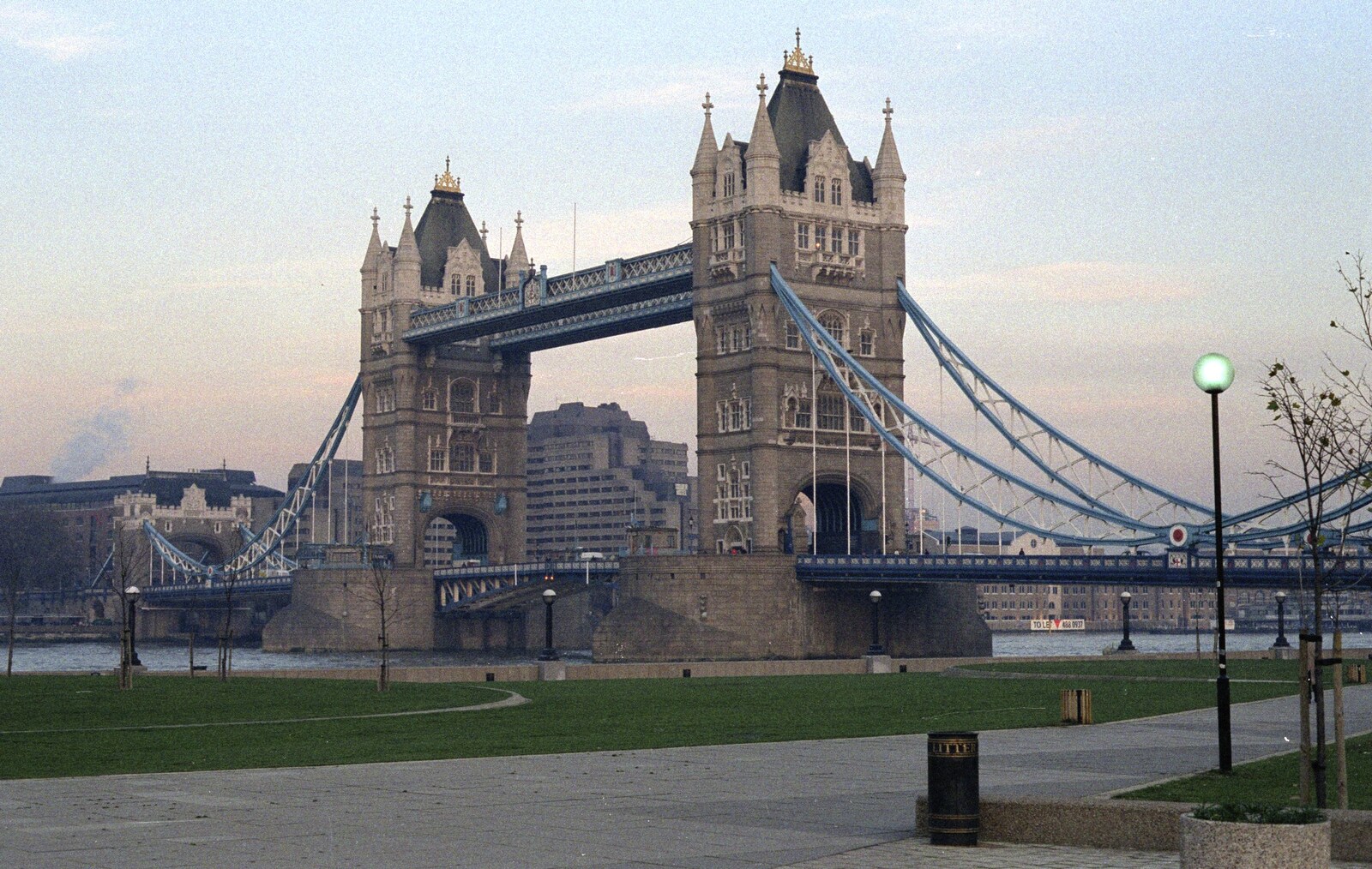 Tower Bridge, London from Pre-Christmas Dinner and a Next-Door Do, Stuston, Suffolk - 20th December 1990