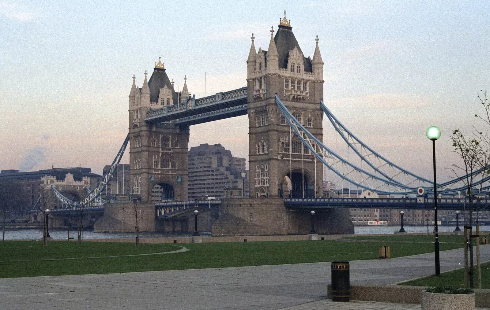 Tower Bridge, London, from Pre-Christmas Dinner and a Next-Door Do, Stuston, Suffolk - 20th December 1990