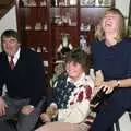 Corky, Janet and her mother, Pre-Christmas Dinner and a Next-Door Do, Stuston, Suffolk - 20th December 1990