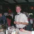 Nosher in a bow tie, Printec's Christmas Dinner, Harleston, Norfolk - 22nd December 1990