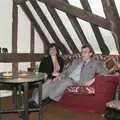 Relaxing up in the gallery, Christmas Dinner with Geoff and Brenda, Stuston, Suffolk - 25th December 1990