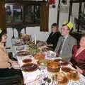 Brenda's a bit stuffed, Christmas Dinner with Geoff and Brenda, Stuston, Suffolk - 25th December 1990