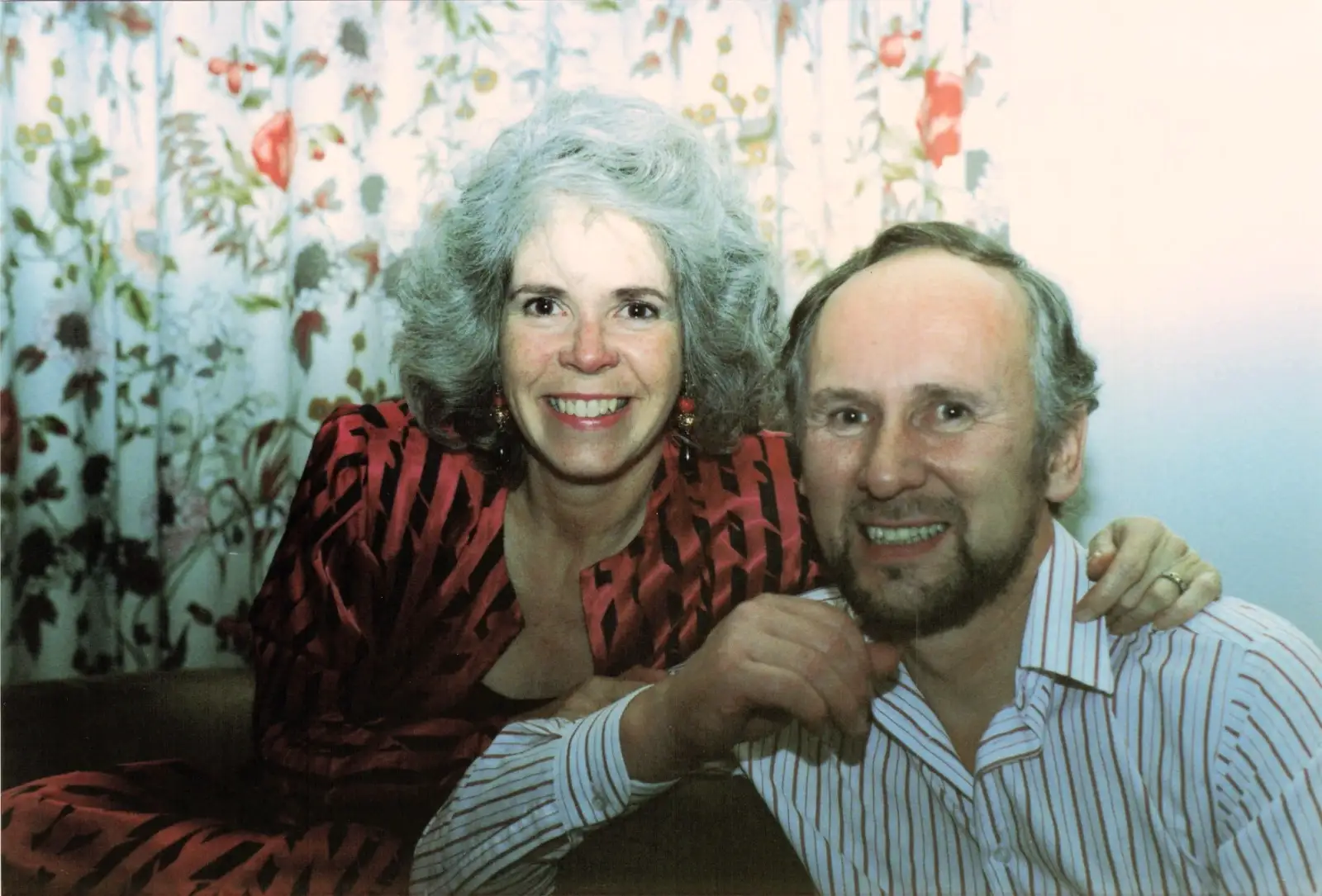 Bernice and Rob, from New Year's Eve at Phil's, Hordle, Hampshire - 31st December 1990