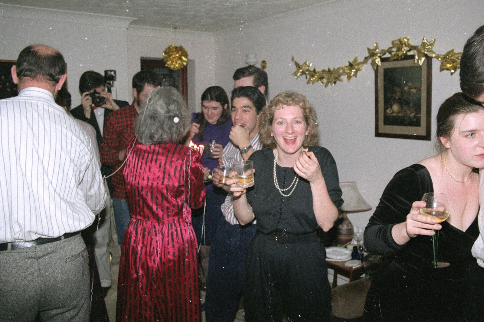 Chocolates all round from New Year's Eve at Phil's, Hordle, Hampshire - 31st December 1990