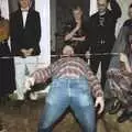 Another limbo moment, New Year's Eve at Phil's, Hordle, Hampshire - 31st December 1990