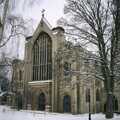 Norwich Cathedral, Snow Days, Stuston and Norwich, Suffolk and Norfolk - 4th February 1991