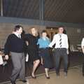 Random dancing in a sports hall, A Walk in Tyrrel's Wood, Pulham St. Mary, Norfolk - 23rd February 1991