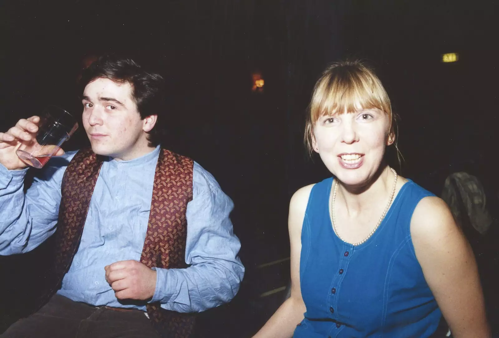 David and Janet, from Bernie and the Porch, The Stables, Stuston, Suffolk - 15th March 1991