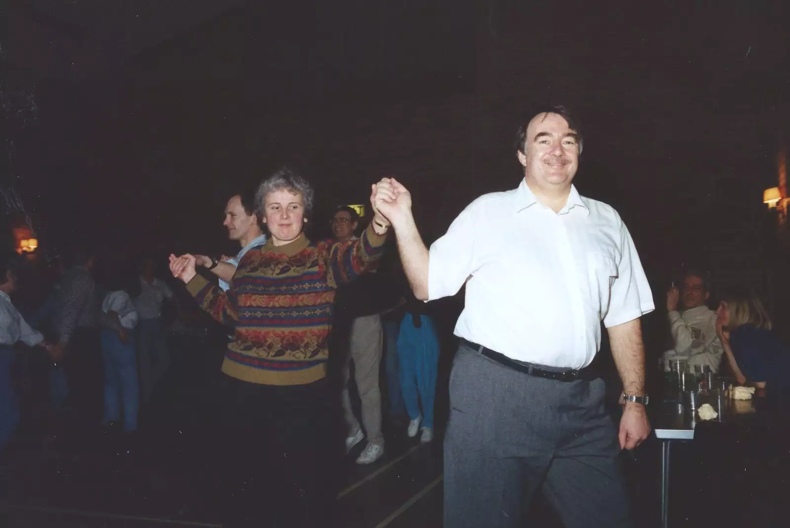 Linda and the other David, from Bernie and the Porch, The Stables, Stuston, Suffolk - 15th March 1991