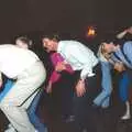 Geoff and David do some dancing, Bernie and the Porch, The Stables, Stuston, Suffolk - 15th March 1991