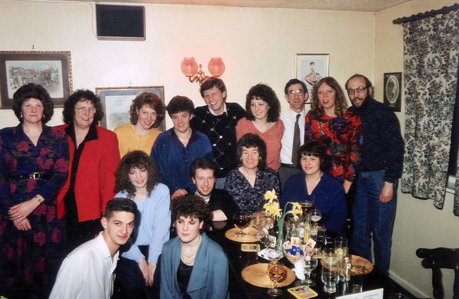 BPCC Printec Reunion at The Brome Swan, Suffolk - 20th February 1991: Printec group photo