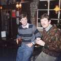 Steve-O and Alan Bodell, BPCC Printec Reunion at The Brome Swan, Suffolk - 20th February 1991