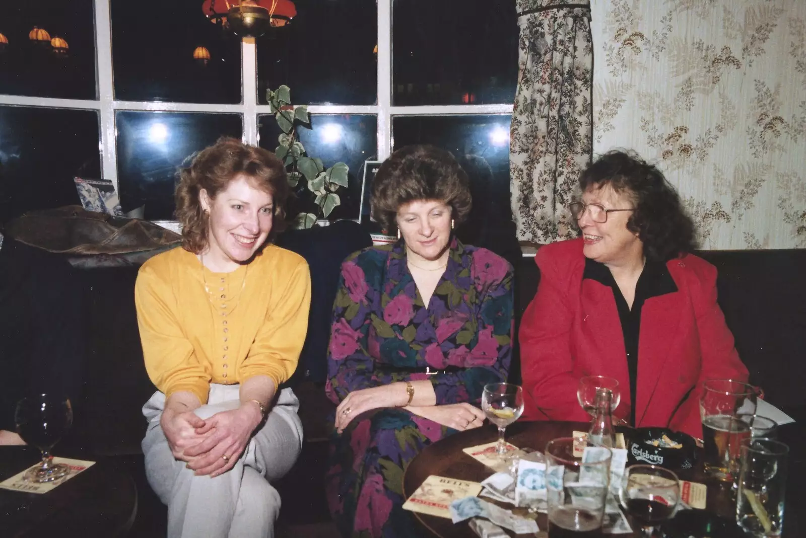 Jackie, Pam and Beryl, from BPCC Printec Reunion at The Brome Swan, Suffolk - 20th February 1991