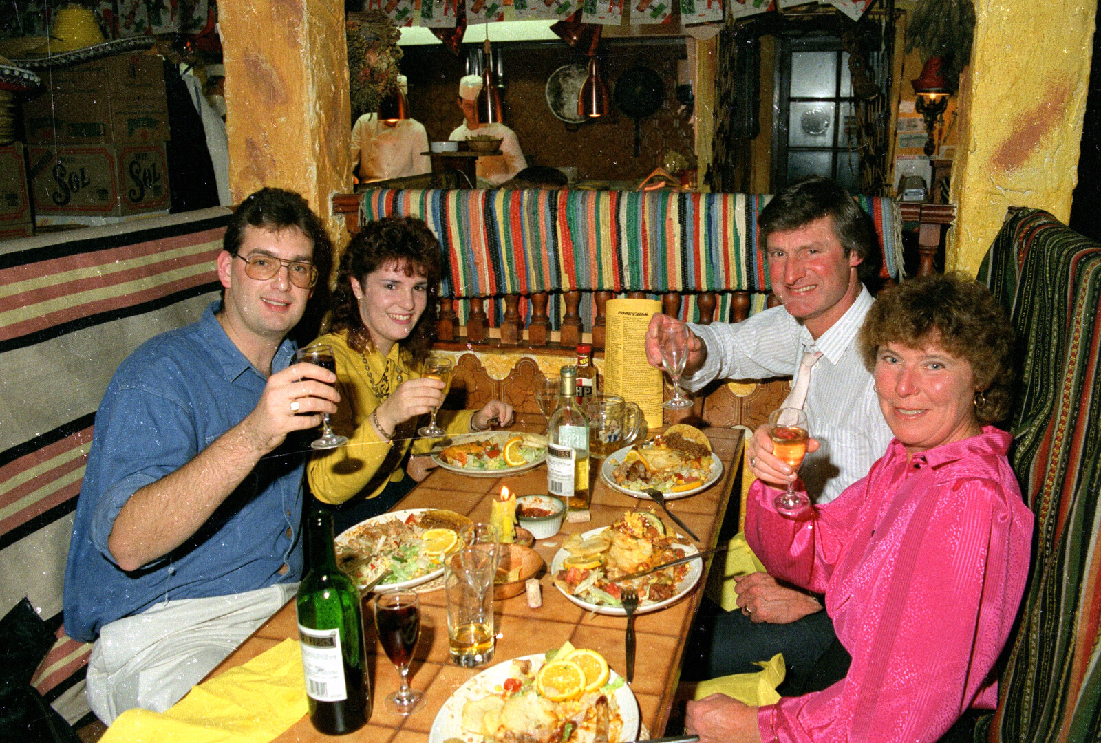 Steve, Sam, Geoff and Brenda from Pedros and Daffodils, Norwich and Billingford, Norfolk - 20th April 1991