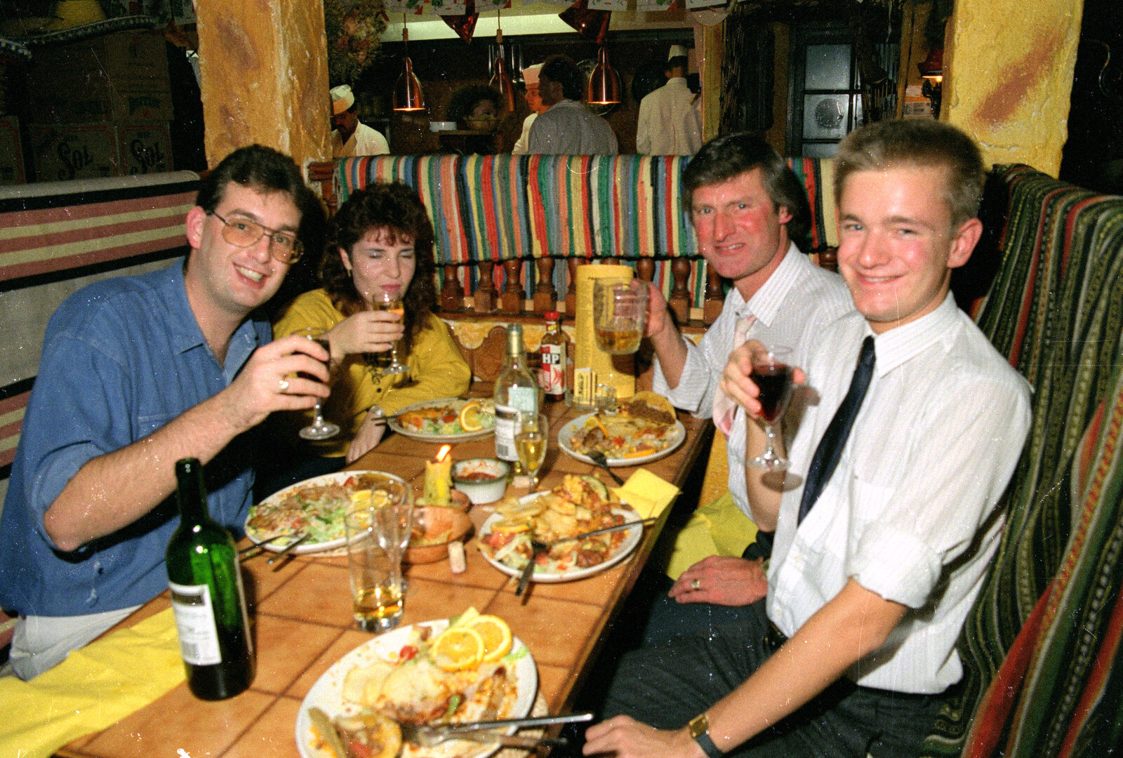 Nosher's in the photo this time from Pedros and Daffodils, Norwich and Billingford, Norfolk - 20th April 1991
