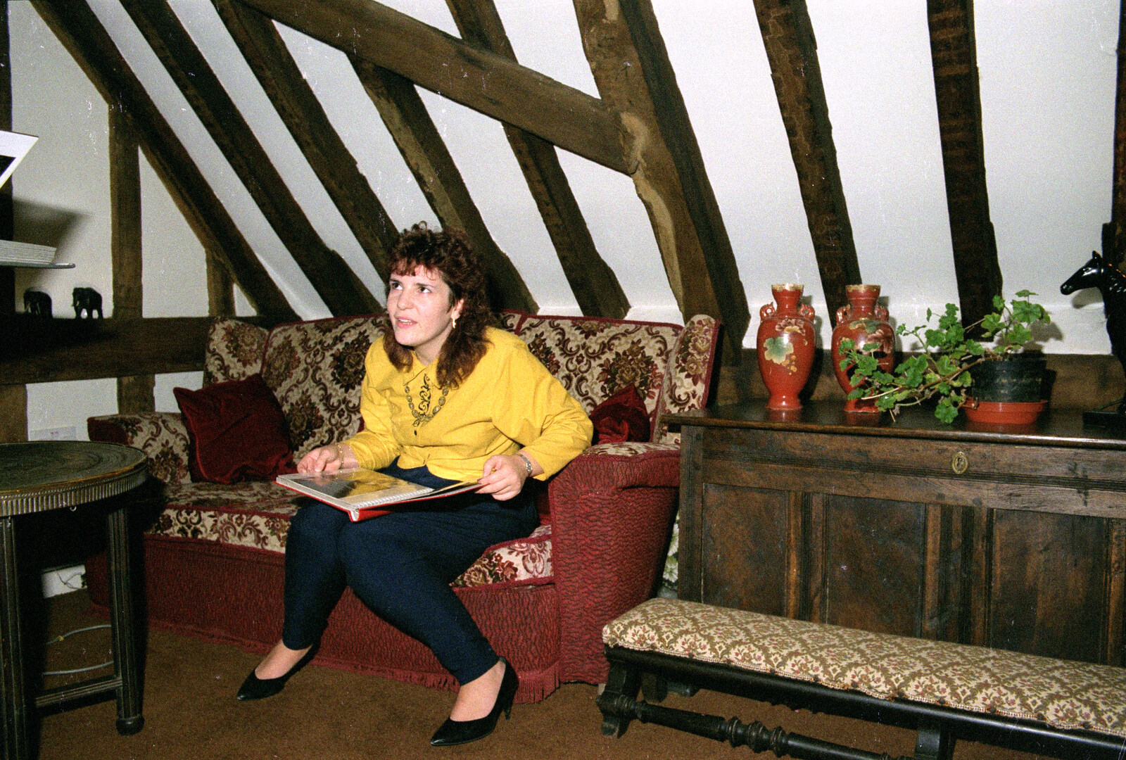 Sam looks at photos from Pedros and Daffodils, Norwich and Billingford, Norfolk - 20th April 1991