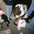 Bananas are waved around, A Little Clacton Party and the Polling Caravan, Stuston, Suffolk - 4th May 1991