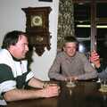 Corky, Nosher and Geoff, A Little Clacton Party and the Polling Caravan, Stuston, Suffolk - 4th May 1991