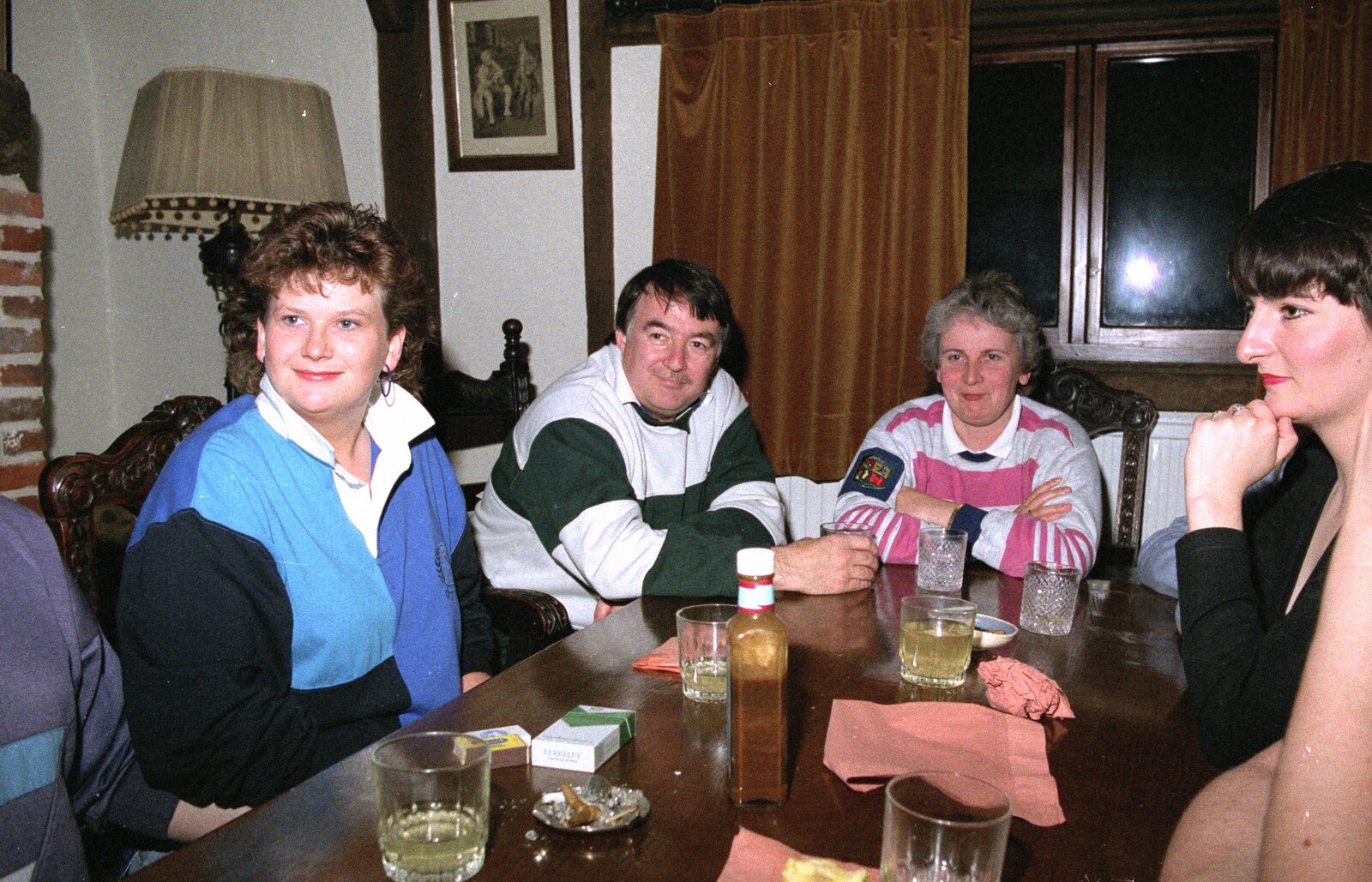 A Party in Clacton and the Stuston Polling Caravan, Suffolk and Essex - 4th May 1991: Corky and Linda