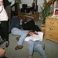 A pile on the floor, A Little Clacton Party and the Polling Caravan, Stuston, Suffolk - 4th May 1991