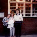A random entry: Hamish, Maria and Sean outside an Italian restaurant in Ringwood, Dorset