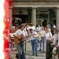 Pete Smith the busker does his thing in Covent Garden, Riki and Dave in Chinatown, and Racing Hovercraft, London and Suffolk - 12th June 1991