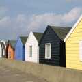 1991 Colourful beach huts on Southwold prom