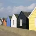 Colourful beach huts on Southwold prom, A Trip to Stratford-Upon-Avon and Other Randomness, Warwickshire, Suffolk and Norfolk - 28th June 1991