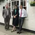 Lawrence Best, Sue and Tim at The Sun , A Trip to Stratford-Upon-Avon and Other Randomness, Warwickshire, Suffolk and Norfolk - 28th June 1991