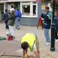 Someone is laying a brick path, A Trip to Stratford-Upon-Avon and Other Randomness, Warwickshire, Suffolk and Norfolk - 28th June 1991