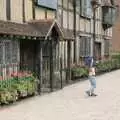 A kid messes about in front of Bill's house, A Trip to Stratford-Upon-Avon and Other Randomness, Warwickshire, Suffolk and Norfolk - 28th June 1991