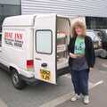 The lunch-van girl, who kept Nosher fed, Nosher Leaves BPCC Business Magazines, Colchester, Essex - 18th July 1991
