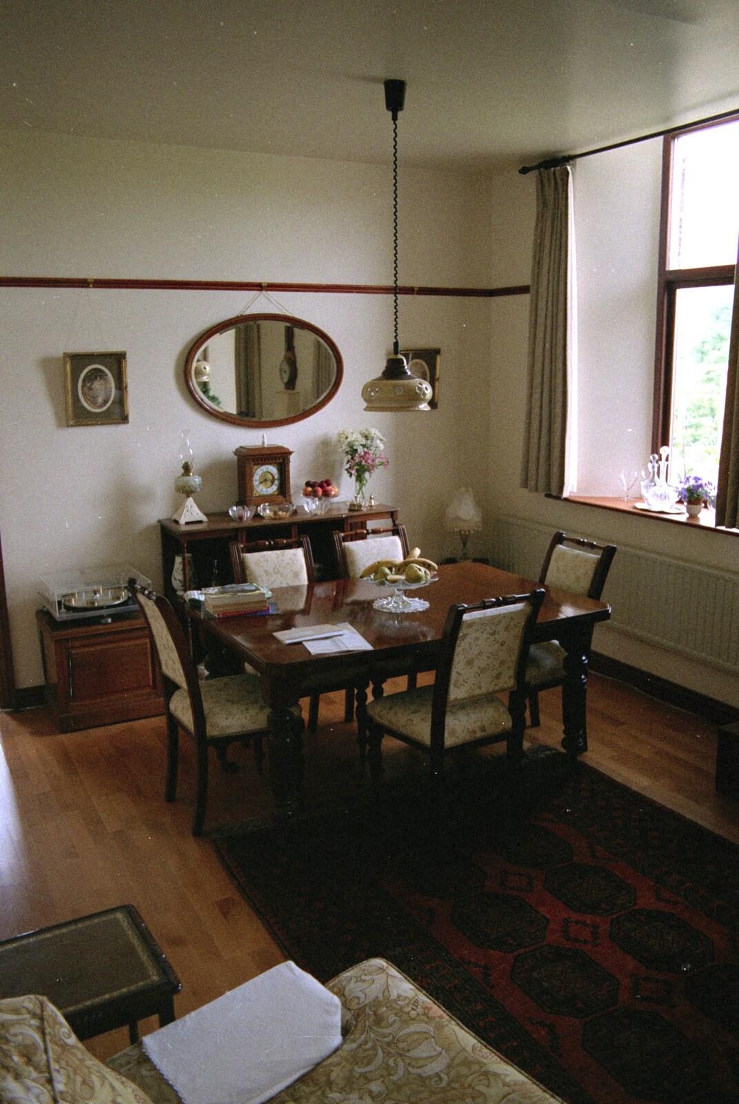 The dining room from Plymouth and The Chapel, Hoo Meavy, Devon - 25th July 1991