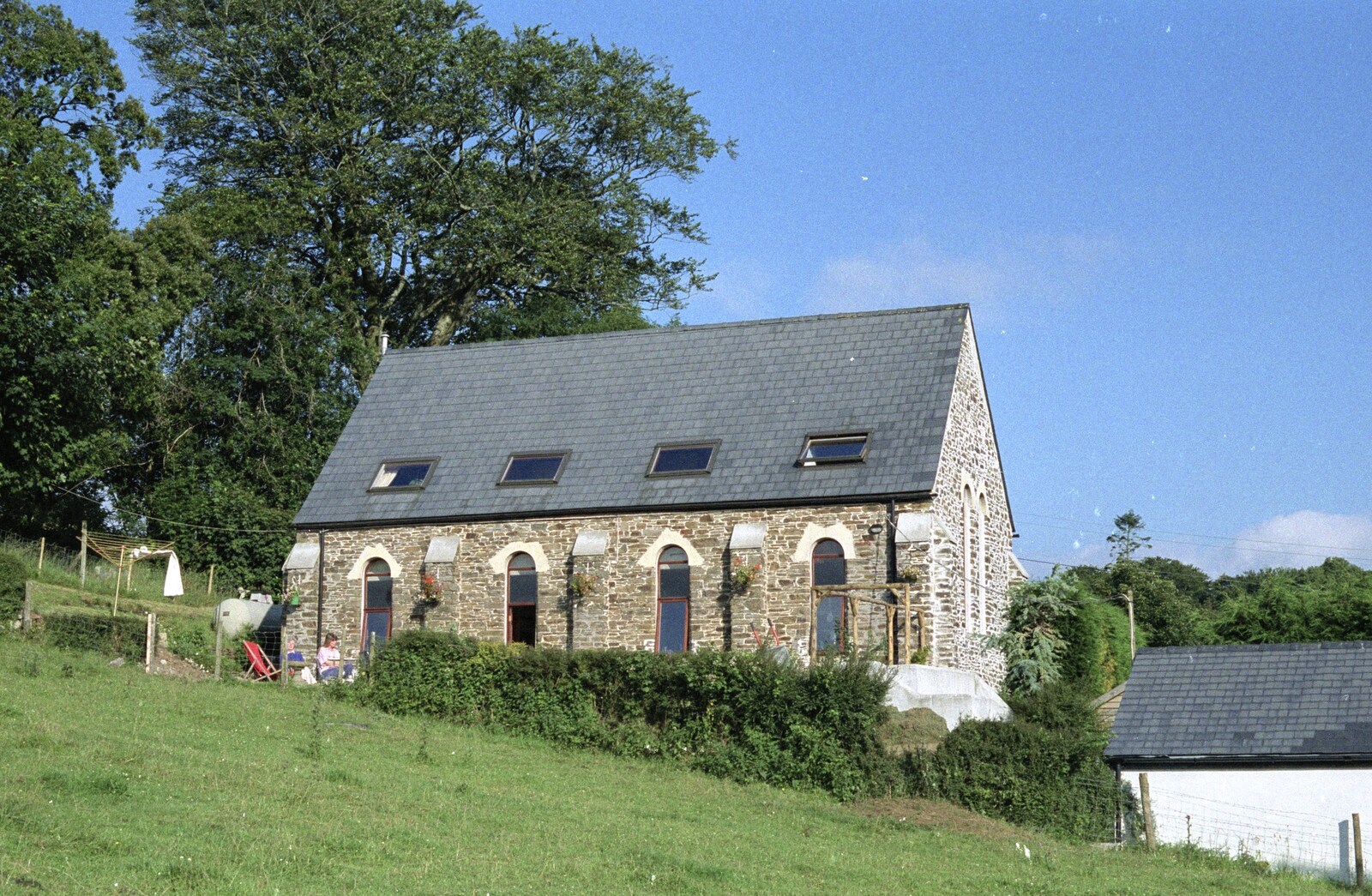 The Chapel, from the field next door from Plymouth and The Chapel, Hoo Meavy, Devon - 25th July 1991