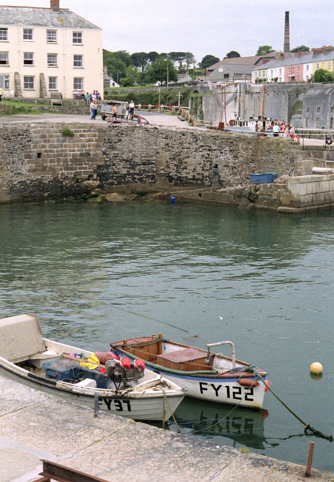 A mystery harbour somewhere from Plymouth and The Chapel, Hoo Meavy, Devon - 25th July 1991