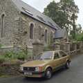 Nosher's beloved Mark 1 Astra outside The Chapel, Plymouth and The Chapel, Hoo Meavy, Devon - 25th July 1991