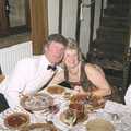 Geoff and Sheila, Nosher's Dinner Party, Stuston, Suffolk - 14th September 1991