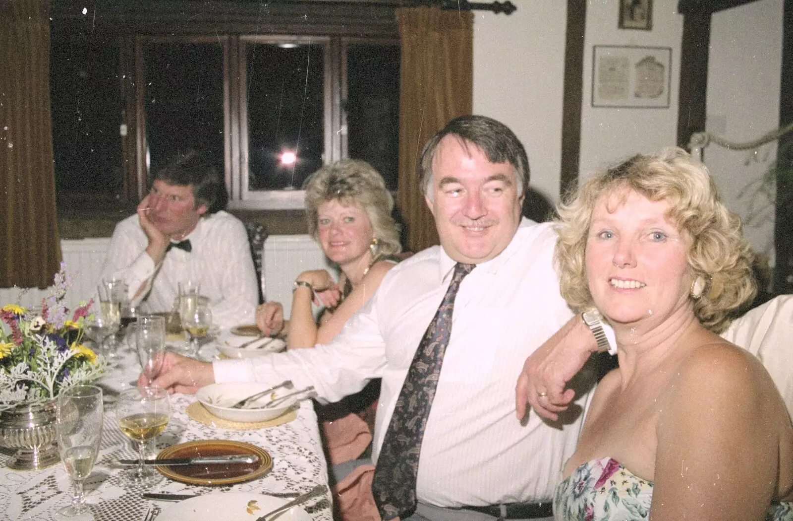 Corky and Elteb, from Nosher's Dinner Party, Stuston, Suffolk - 14th September 1991