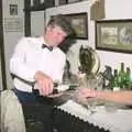 Geoff does a bit more pouring, Nosher's Dinner Party, Stuston, Suffolk - 14th September 1991