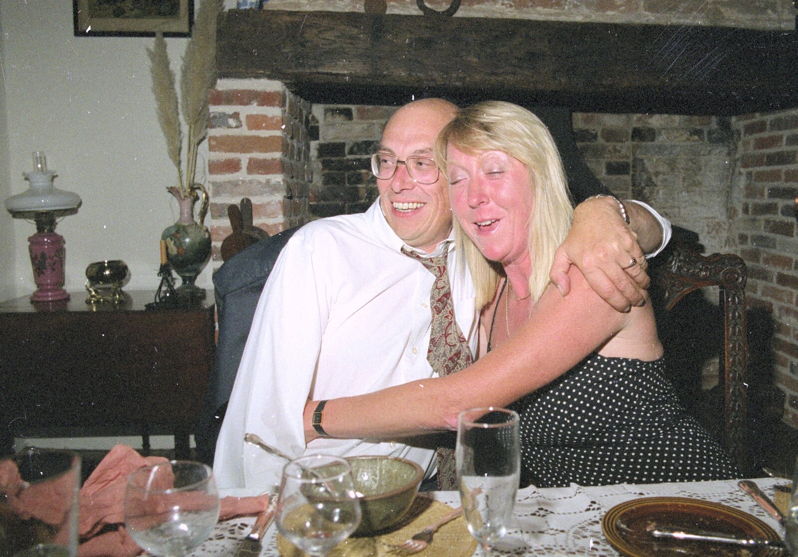 Kipper and Mad Sue from Nosher's Dinner Party, Stuston, Suffolk - 14th September 1991