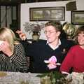 Mad Sue sniffs some knickers, Cider Making, Stuston, Suffolk - 14th October 1991