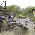 More tractor action, Cider Making, Stuston, Suffolk - 14th October 1991