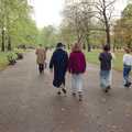 Walking in Hyde Park, Nigel's Party and Hyde Park, Lancaster Gate, London - 16th October 1991