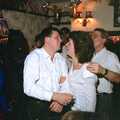 Barry and Davina, New Year's Eve at the Swan Inn, Brome, Suffolk - 31st December 1991