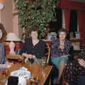 Alison, Pam, Wendy and Jackie in the bar, Printec at the Park Hotel, Diss, Norfolk - 14th January 1992