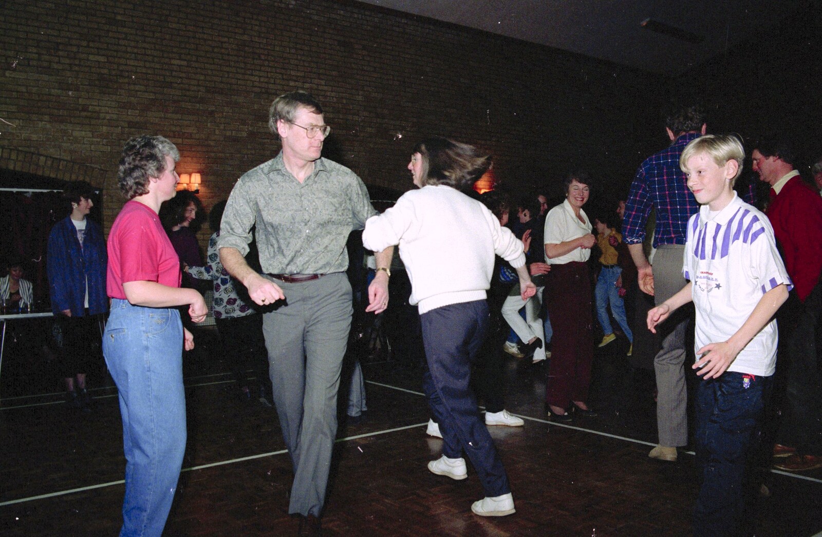 Stripping the willow from A Ceilidh and a Walk Across the Common, Stuston - 26th February 1992