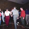 Badger has a spin, A Ceilidh and a Walk Across the Common, Stuston - 26th February 1992