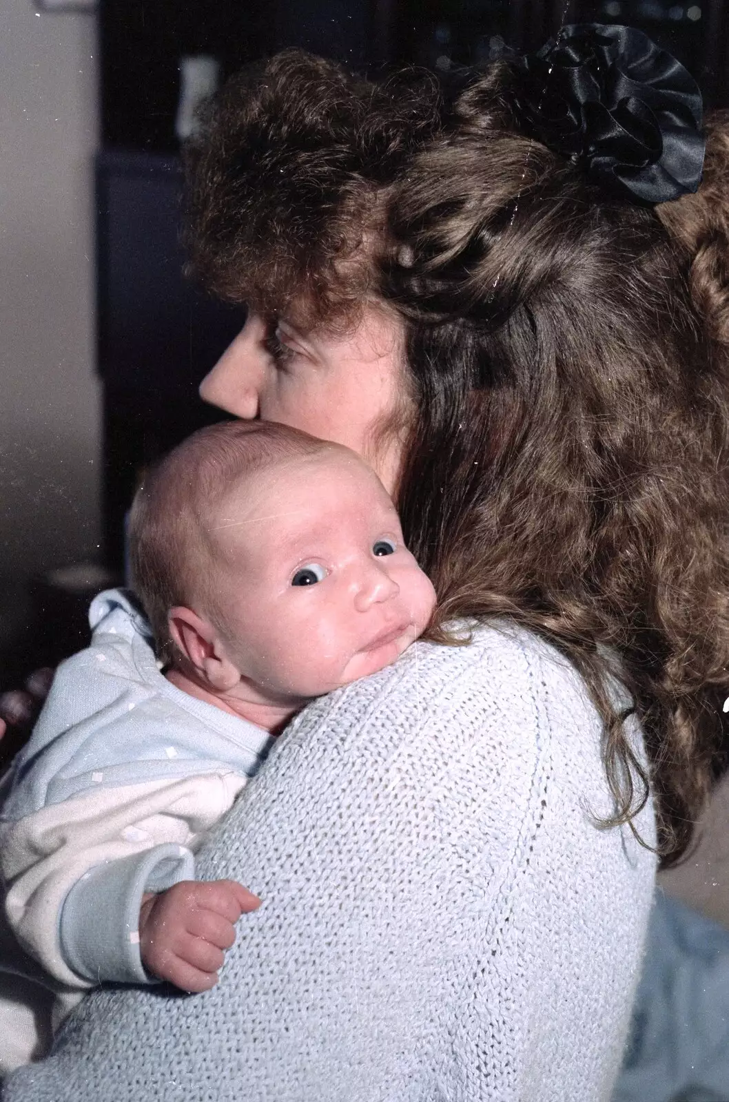 Monique from Printec's sprog, from A Ceilidh and a Walk Across the Common, Stuston - 26th February 1992