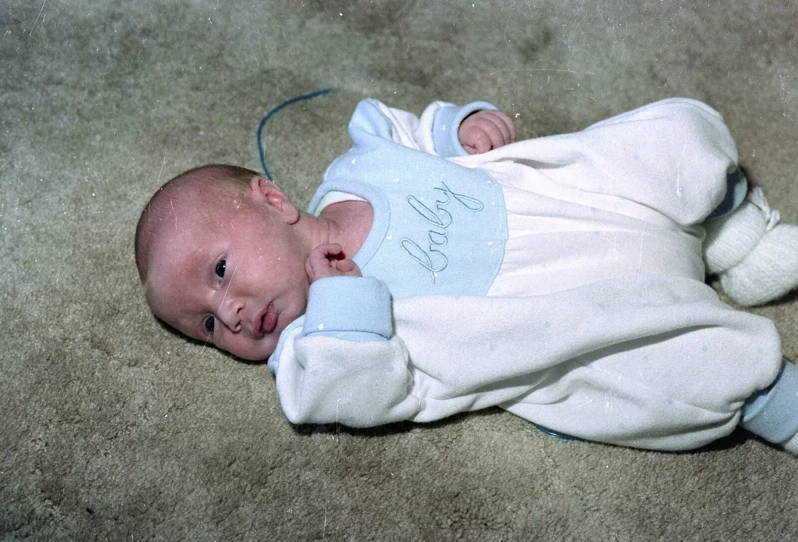 Monique's baby, from A Trip to Center Parcs, Eemhof, Netherlands - 24th March 1992